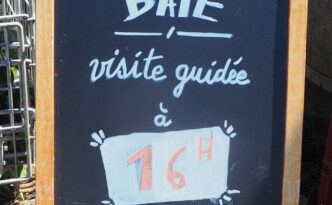 la visite guidée tous les jours à 16h sauf le dimanche